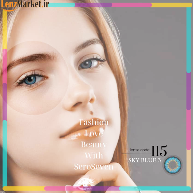لنز چشم زیرو سون ZERO SEVEN Soft Color Cosmetic Lens حجم ۲۰ میلی لیتر